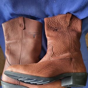 Justin Boots Men's Brown Leather Western Boots